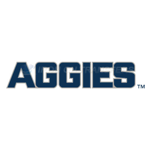 Utah State Aggies Logo T-shirts Iron On Transfers N6742 - Click Image to Close